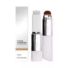 Color-changing Foundation Stick Blanca Foundation Korean Makeup Base High Coverage Concealer Natural Nude 2IN1 Foundation Stick